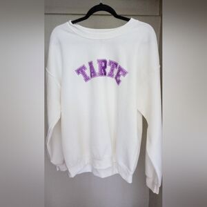 Tarte white sweatshirt Large